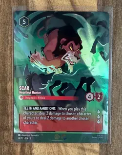 Disney Lorcana - Scar Heartless Hunter - Championship Promo - 14/P2 - Foil - Image 1