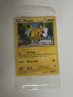 Build-A-Bear Workshop Pokemon TCG Pikachu 20/108 Holo Build-A-Bear Promo - Image 1
