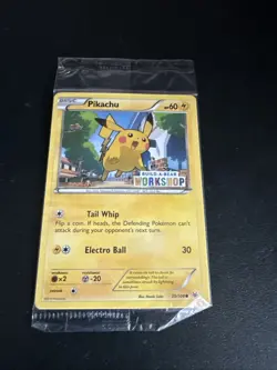Pokemon TCG Pikachu Build-A-Bear Workshop Promo Stamped 20/108 Sealed Card - Image 1
