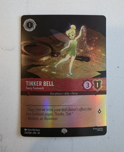 Disney Lorcana Tinker Bell - Fancy Footwork 214/204 Epic Whispers In The Well - Image 1