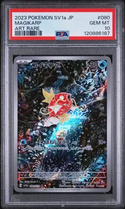 PSA 10 - Magikarp - sv1a 080 AR - Japanese - Pokemon Card - Triplet Beat - Image 1