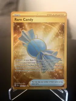 Pokemon Rare Candy 256/198 Hyper Rare Gold Secret Scarlet & Violet Base EN NM - Image 1
