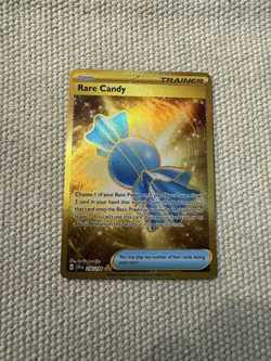 Rare Candy 256/198 Scarlet & Violet Base NM Hyper Rare Pokemon TCG - Image 1