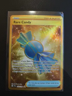 Pokemon TCG Rare Candy 256/198 Gold Card Scarlet & Violet NM/M Hyper Rare - Image 1