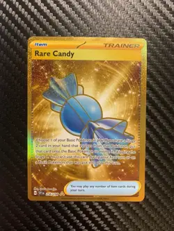 Pokemon TCG Rare Candy 256/198 Gold Card Scarlet & Violet NM/M Hyper Rare - Image 1