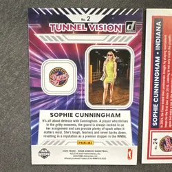 Panini 2025 WNBA Donruss Tunnel Vision Sophie Cunningham #2/24 Lot 2 - Image 5