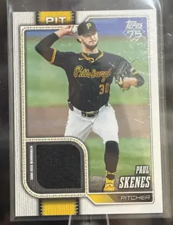2026 Topps Series 1 Paul Skenes Game-used Memorabilia & Oversized/Holo - Image 4