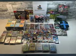 Pokemon 80 Sealed Packs 3500+ Cards Booster Box ETB PSA 10 CGC 10 Slabs WOTC Lot - Image 2