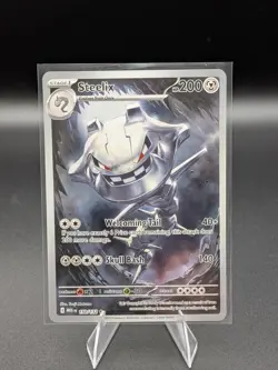 Steelix 150/132 Illustration Rare Mega Evolution Pokemon Holo Near Mint - Image 1