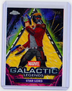 Topps Chrome Marvel 2025 | Galactic Legends Star-Lord /50 | #GL-6 - Image 1