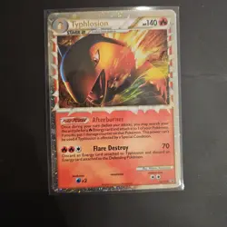 Typhlosion HGSS09 Prime Holo Black Star Promo Card - Image 1