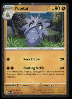 Pupitar - (Cosmos Holo) Uncommon Miscellaneous Cards & Products 106/197 NM - Image 1