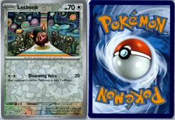 Pokemon Card - Lechonk Obsidian Flames 181/197 2023 Common Reverse Holo NM - Image 3