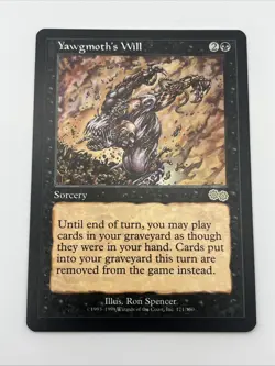 Yawgmoth’s Will Urza’s Saga 1998 Near Mint Mtg Magic The Gathering Spencer - Image 5