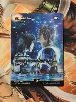 Stay with Me - Rhystic Study (Showcase) -FINAL FANTASY:Through the Ages(FCA)-nm - Image 1