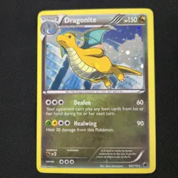 HEAD SWIRL 🌀💫 Dragonite 83/116 Plasma Freeze Cosmos Holo Promo Pokemon Card - Image 3