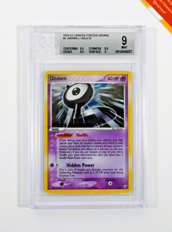 Pokemon BGS 9 Unown #L Holo EX Unseen Forces Unown cards 2005 English - Image 1