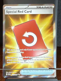 Special Red Card 113/086 Me04: Chaos Rising Holo - Image 1