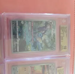 BGS 10 Pokemon Card Japanese CHR Rare 4Card Set Eevee Vaporeon Flareon Jolteon - Image 4