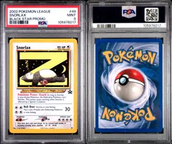 Pokemon card snorlax 49 Wizard Black Star promo PSA 9 MINT - Image 3