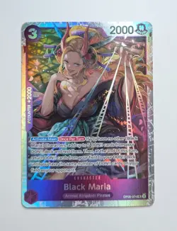 Black Maria OP08-074 SR Holo Foil Super Rare One Piece Game Card TCG NM - Image 1