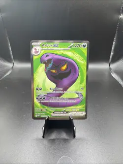 Pokemon TCG Scarlet & Violet 151 Arbok ex 185/165 Ultra Rare Holo NM/M - Image 1