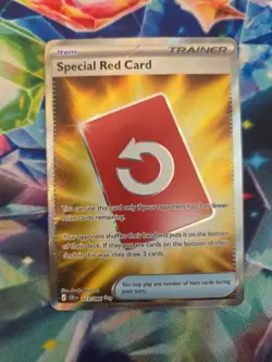 Special Red Card 113/086 Holo | Me04: Chaos Rising | Pokemon TCG English - Image 1