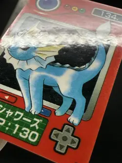 Vaporeon No. 134 Pokemon Pokedex Mini Card Zukan Japanese Nintendo - Image 3