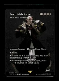 EMET-SELCH, ASCIAN - K'RRIK, S Final Fantasy Through the Ages #36 FCA(NM+)(MTG) - Image 1