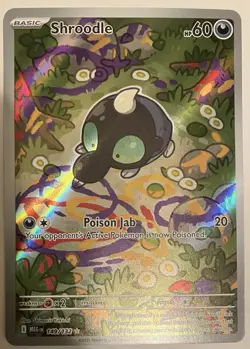 Pokemon TCG Card Shroodle 149/132 Mega Evolution Illustration Rare IR Holo NM/M - Image 1