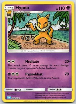 Hypno Holo Classic Collection Trading Card Game Classic 012/034 NM - Image 1