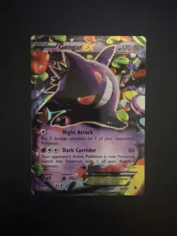 Pokemon TCG Gengar EX 34/119 Phantom Forces Ultra Rare Card - Image 1