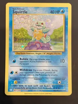 Squirtle Classic Collection Trading Card Game Classic 001/034 NM - Image 1
