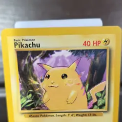 Pikachu 58/102 Base Set Pokemon Card 1999 WOTC 40HP Basic - Image 3