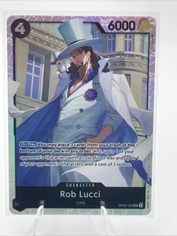 Rob Lucci (OP05-093 SR) ENGLISH - One Piece Card Game - Image 1