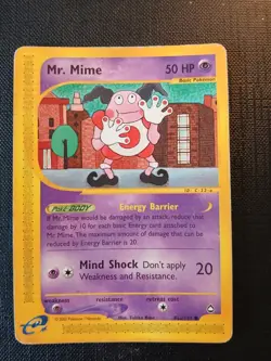 Aquapolis Mr Mime Old Pokemon Card 2002 95a/147 - Image 1