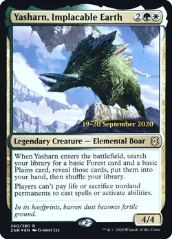 Magic the Gathering (mtg): PZNR: Yasharn, Implacable Earth (240s) - Rare - Fo... - Image 1
