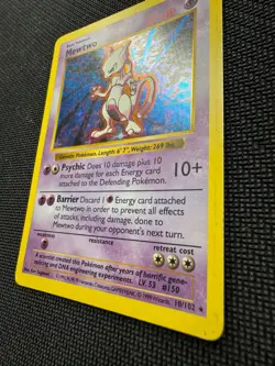 Mewtwo - Shadowless Base Set Holo 10/102 - Vintage WOTC 1999 Pokemon Card - Image 2