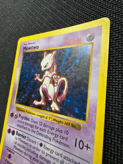 Mewtwo - Shadowless Base Set Holo 10/102 - Vintage WOTC 1999 Pokemon Card - Image 3