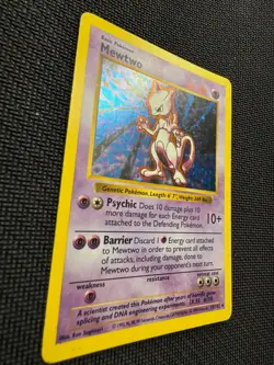 Mewtwo - Shadowless Base Set Holo 10/102 - Vintage WOTC 1999 Pokemon Card - Image 4