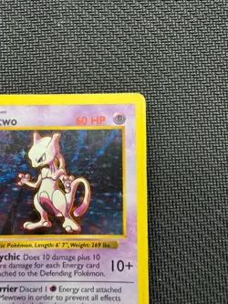 Mewtwo - Shadowless Base Set Holo 10/102 - Vintage WOTC 1999 Pokemon Card - Image 5