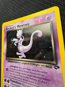 Pokemon TCG Team Rockets Mewtwo Gym Challenge English Holo Card #14 LP - Image 2
