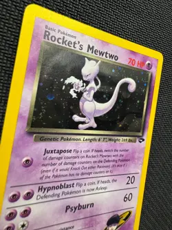 Pokemon TCG Team Rockets Mewtwo Gym Challenge English Holo Card #14 LP - Image 3