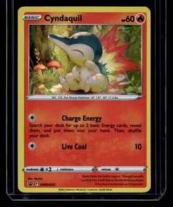 Cyndaquil Holographic SWSH221 Black Star Promo Sword & Shield Holo Pokemon Card - Image 1