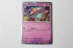 Sinistea - SVP062 - Pokemon Scarlet & Violet Promo Ultra Rare Holo Card NM - Image 1
