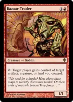 MTG magic cards 1x Bazaar Trader Worldwake NM-Mint, English - Image 1