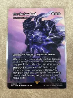 THE SHADOW LORD (Gix, Yawgmoth Praetor) mtg NM-M Final Fantasy FCA Mythic - Image 1