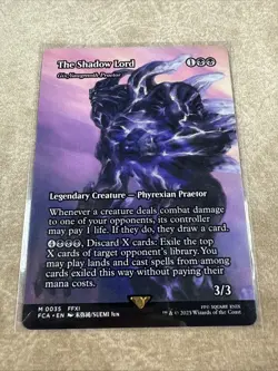 THE SHADOW LORD (Gix, Yawgmoth Praetor) mtg NM-M Final Fantasy FCA Mythic - Image 4
