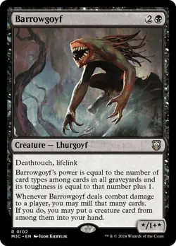 Barrowgoyf Modern Horizons 3 Commander HEAVILY PLD Rare MAGIC MTG CARD ABUGames - Image 1