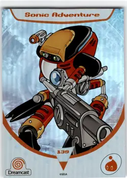 2025 Sega Dreamcast Trading Card Foil Limited Run Games Sonic R-102 Gamma #139 - Image 1